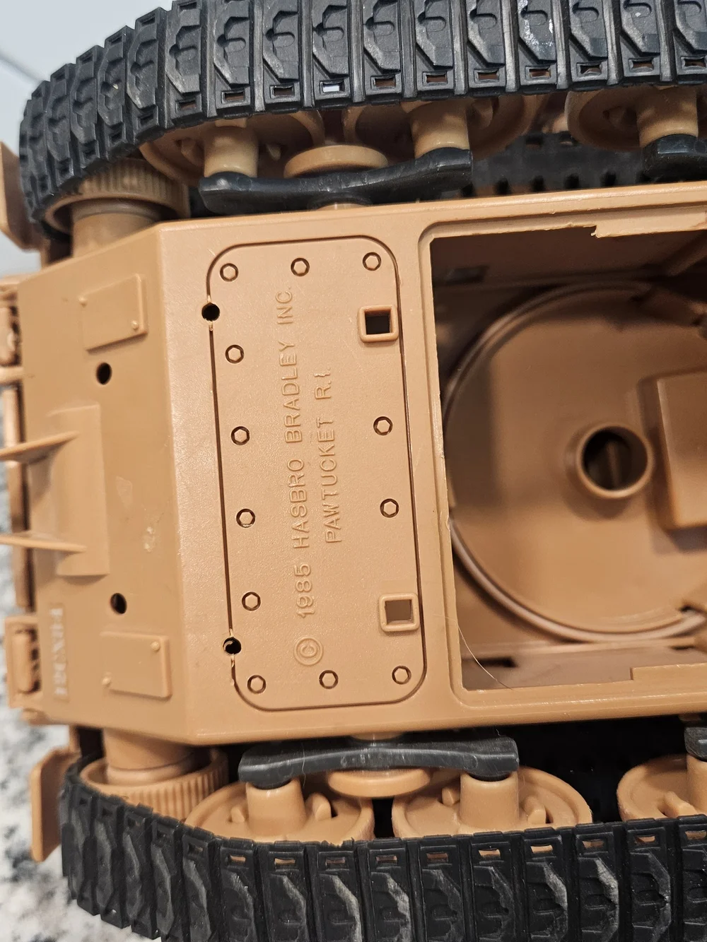 1985 GI Joe Mauler MBT Tank Hasbro Vintage Desert Tank Body Replacement Parts